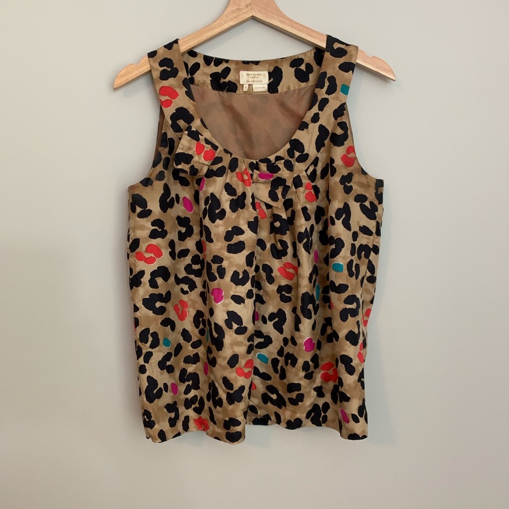 Kate spade celesta leopard tank small